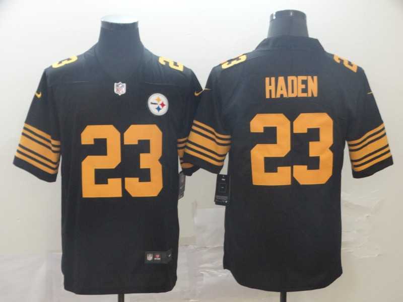 Nike Steelers 23 Joe Haden Black Color Rush Limited Jersey,We sell and wholesale Nike Steelers 23 Joe Haden Black Color Rush Limited Jersey on line form chian!
